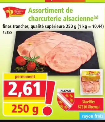 Norma Assortiment de charcuterie alsacienne offre