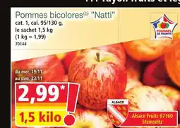 Norma Pommes bicolores Natti offre