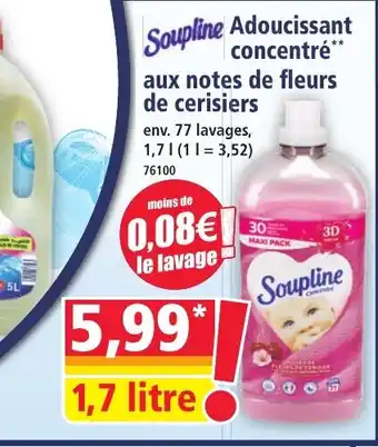 Norma SOUPLINE Adoucissant concentré aux notes de fleurs offre