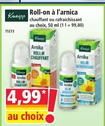 Norma KNEIPP Roll-on à l'arnica offre