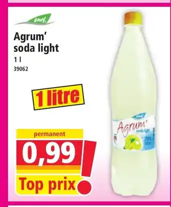 Norma Agrum soda light offre