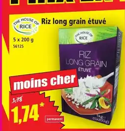 Norma THE HOUSE OF RICE Riz long grain étuvé offre