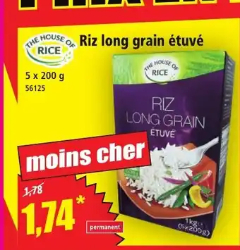Norma THE HOUSE OF RICE Riz long grain étuvé offre