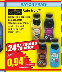 Norma CAFFECIAO Café froid offre