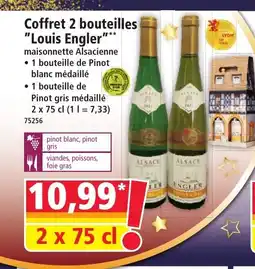 Norma LOUIS ENGLER Coffret 2 bouteilles offre