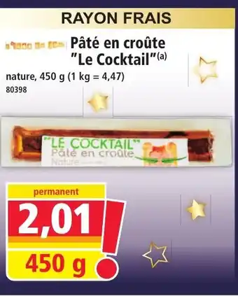 Norma Pâté en croûte Le Cocktail offre