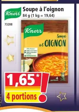 Norma KNORR Soupe à l'oignon offre