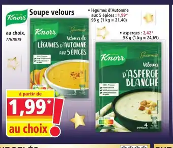 Norma KNORR Soupe velours offre