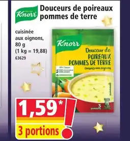 Norma KNORR Douceurs de poireaux pommes de terre offre