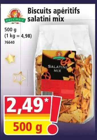 Norma GECCHELE Biscuits apéritifs salatini mix offre
