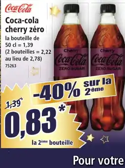 Norma COCA-COLA cherry zéro offre