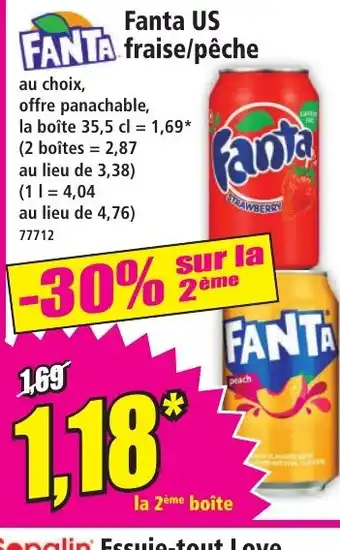 Norma FANTA US fraise/pêche offre