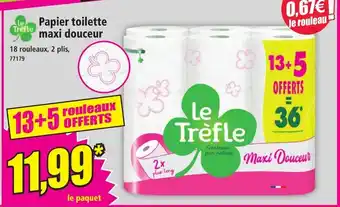 Norma LE TRÈFLE Papier toilette maxi douceur offre