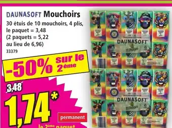 Norma DAUNASOFT Mouchoirs offre