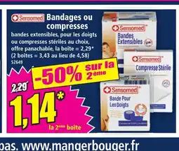 Norma SENSOMED Bandes ou compresses offre