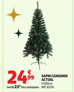 Auchan ACTUEL Sapin canadien offre