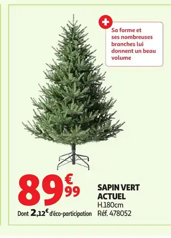 Auchan ACTUEL Sapin vert offre