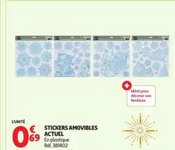 Auchan ACTUEL Stickers amovibles offre