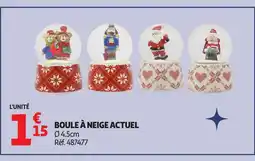 Auchan ACTUEL Boule à boule à neige offre