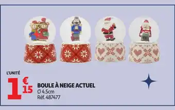Auchan ACTUEL Boule à boule à neige offre