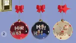 Auchan La boule "HO! HO!" en plastique offre