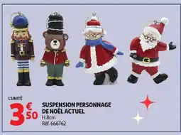 Auchan ACTUEL Suspension personnage de noël offre
