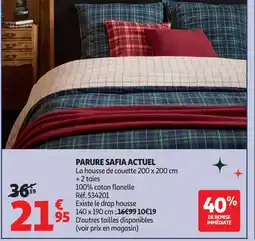 Auchan ACTUEL Parure safia offre