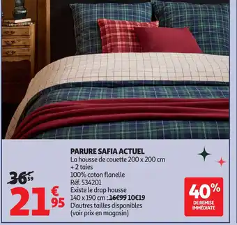 Auchan ACTUEL Parure safia offre