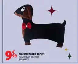 Auchan Coussin forme teckel offre