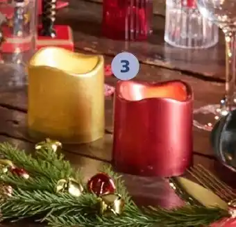 Auchan ACTUEL La bougie cylindrique led offre