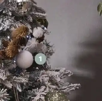 Auchan ACTUEL Boule effet neige offre