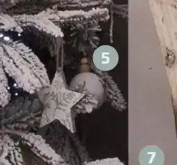 Auchan ACTUEL Lot de 6 boules effet neige offre