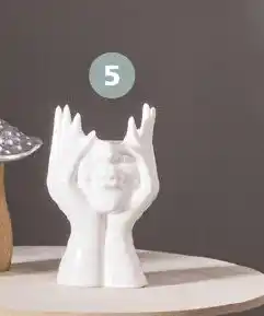 Auchan ACTUEL Vase visage offre