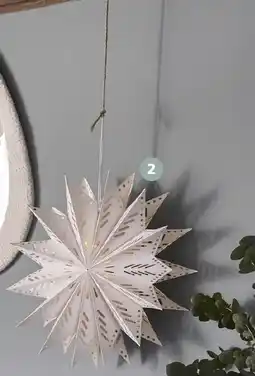 Auchan ACTUEL Déco étoile lumineuse offre