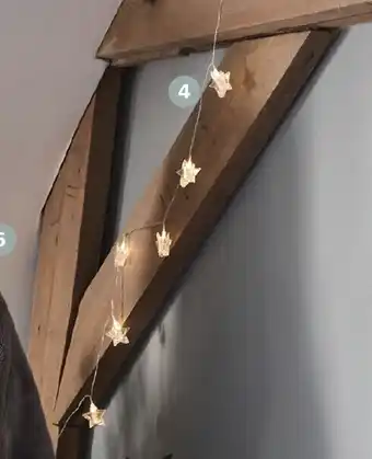 Auchan ACTUEL Guirlande led étoile offre