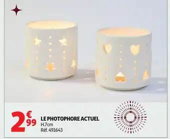 Auchan ACTUEL Le photophore offre