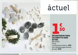 Auchan ACTUEL Décoration de table 20 confettis ange offre