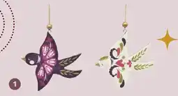 Auchan Suspension oiseau en bois offre