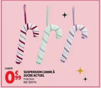 Auchan ACTUEL Suspension canne à sucre offre