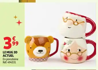 Auchan ACTUEL Le mug 3d actu offre