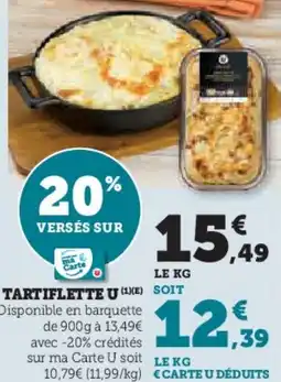 U Express Tartiflette u offre