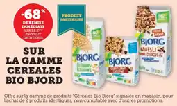 U Express Sur la gamme cereales bio bjord offre
