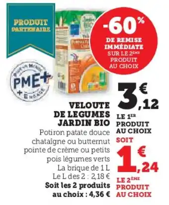 U Express Veloute de legumes jardin bio offre