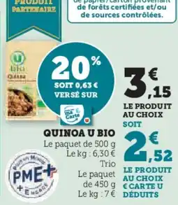 U Express Quinoa u bio offre