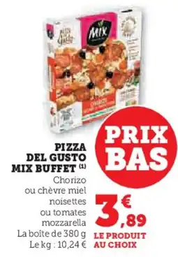U Express Pizza del gusto mix buffet offre