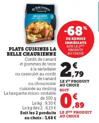 U Express Plats cuisines la belle chaurienne offre