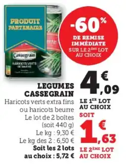U Express Legumes cassegrain offre