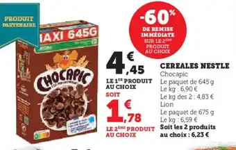 U Express Cereales nestle offre