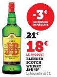U Express Blended scotch whisky j & b offre
