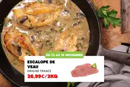 Hmarket Escalope de veau offre